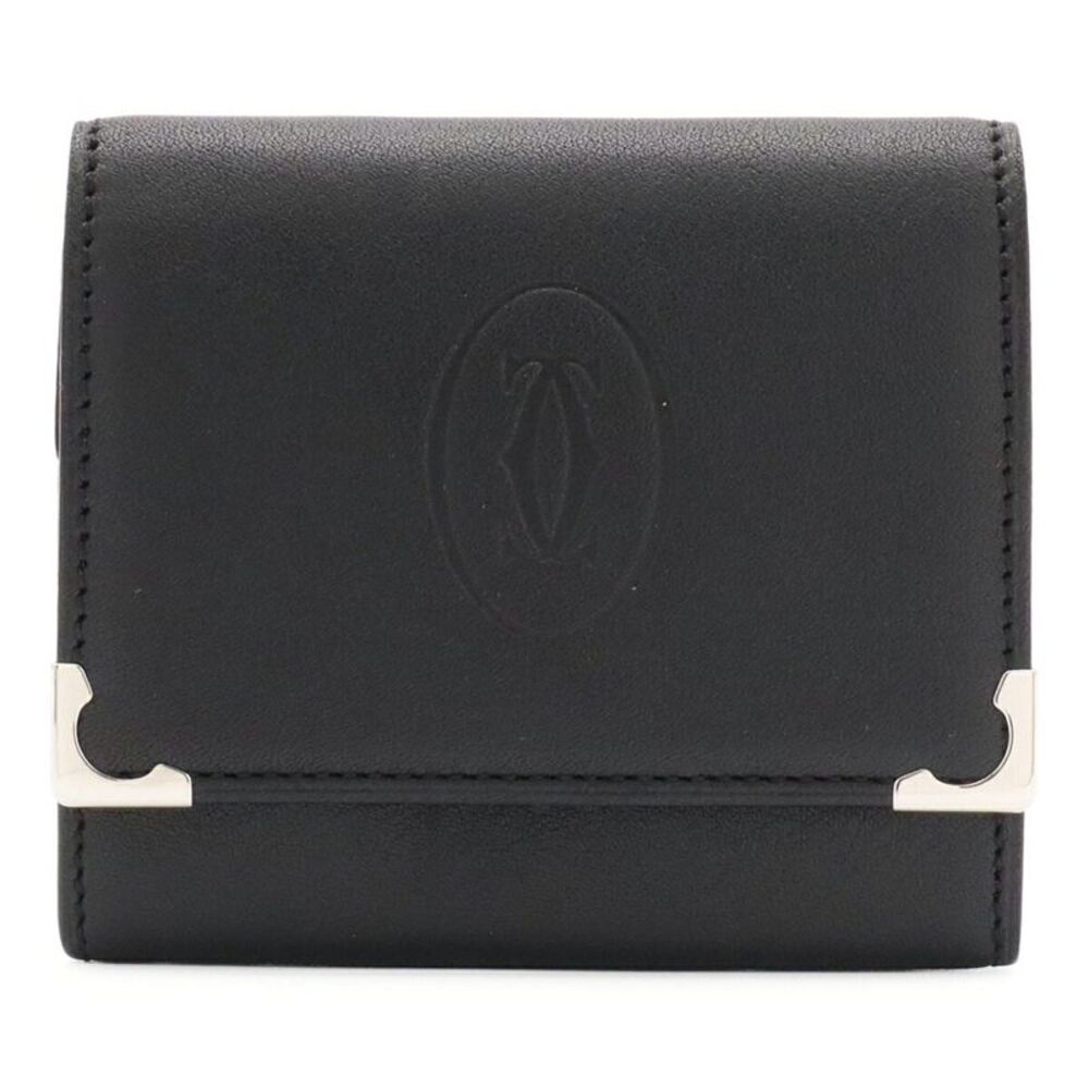 Cartier Cabochon Calf Leather Coin Case